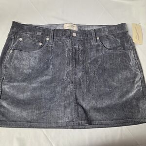 Universal Thread Denim‎ Mini Skirt Blue Gray 14